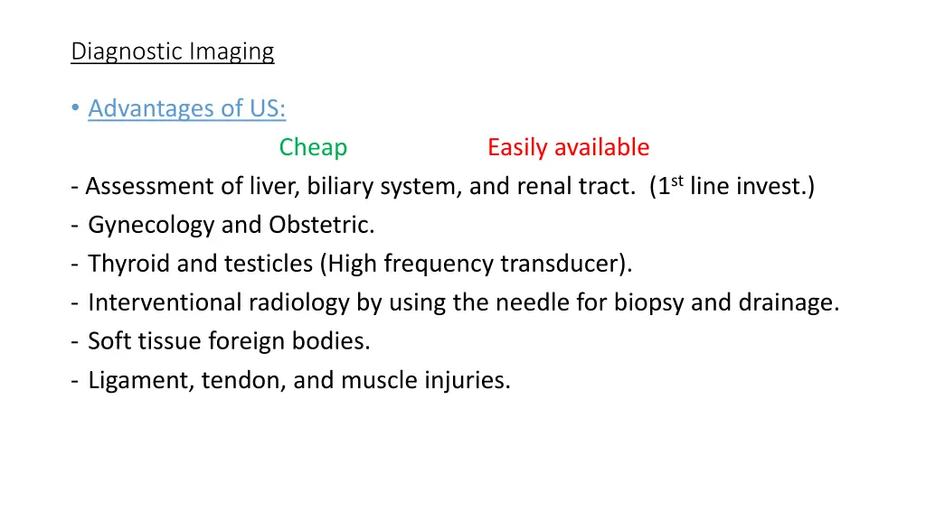 diagnostic imaging 14