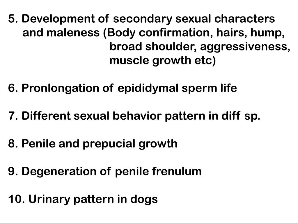 5 development of secondary sexual characters