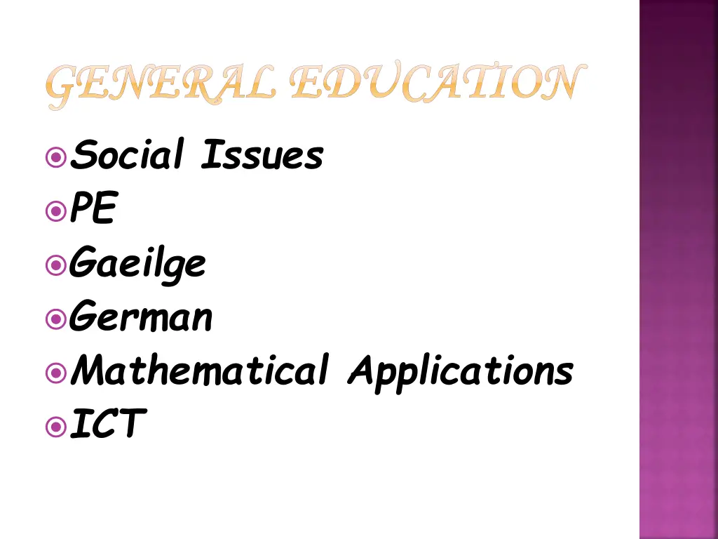 general education general education social issues