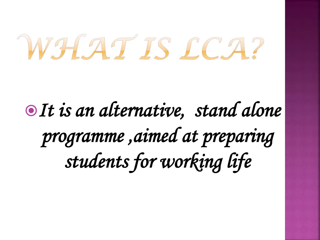 what is lca what is lca