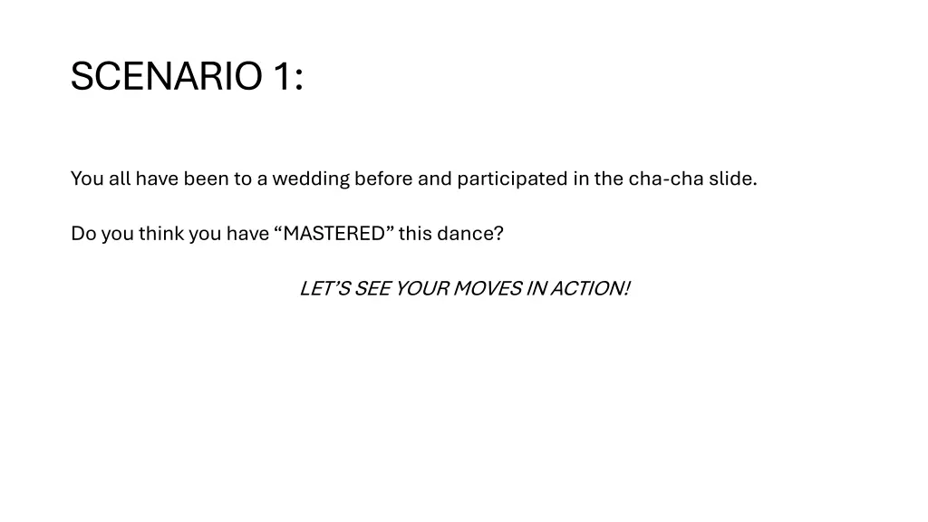 scenario 1