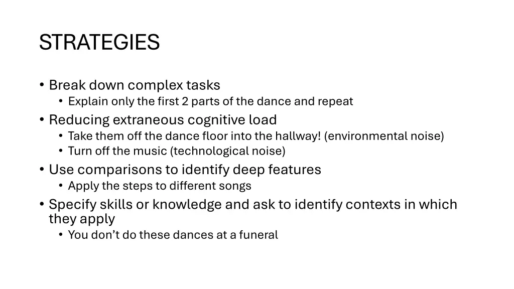 strategies
