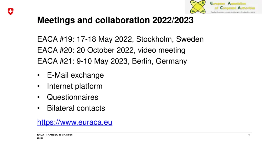 meetings and collaboration 2022 2023