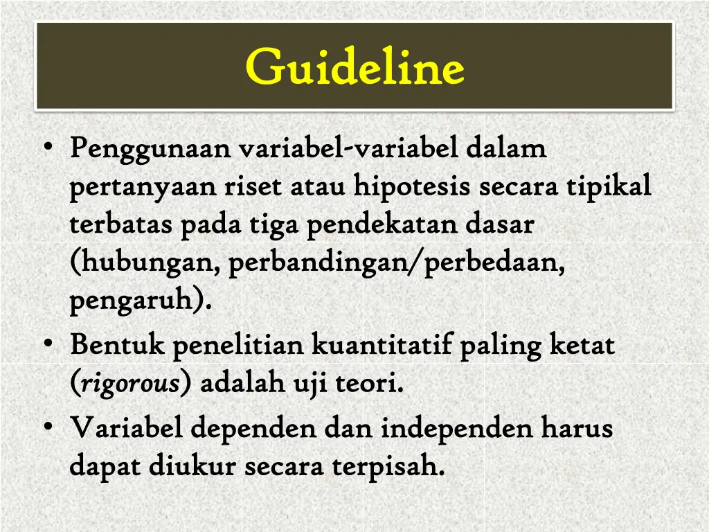 guideline guideline