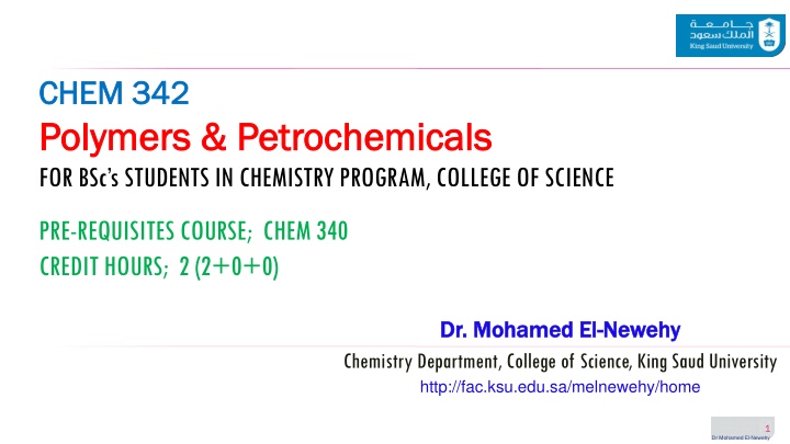chem 342 chem 342 polymers petrochemicals