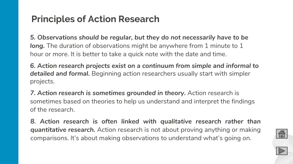 principles of action research 1