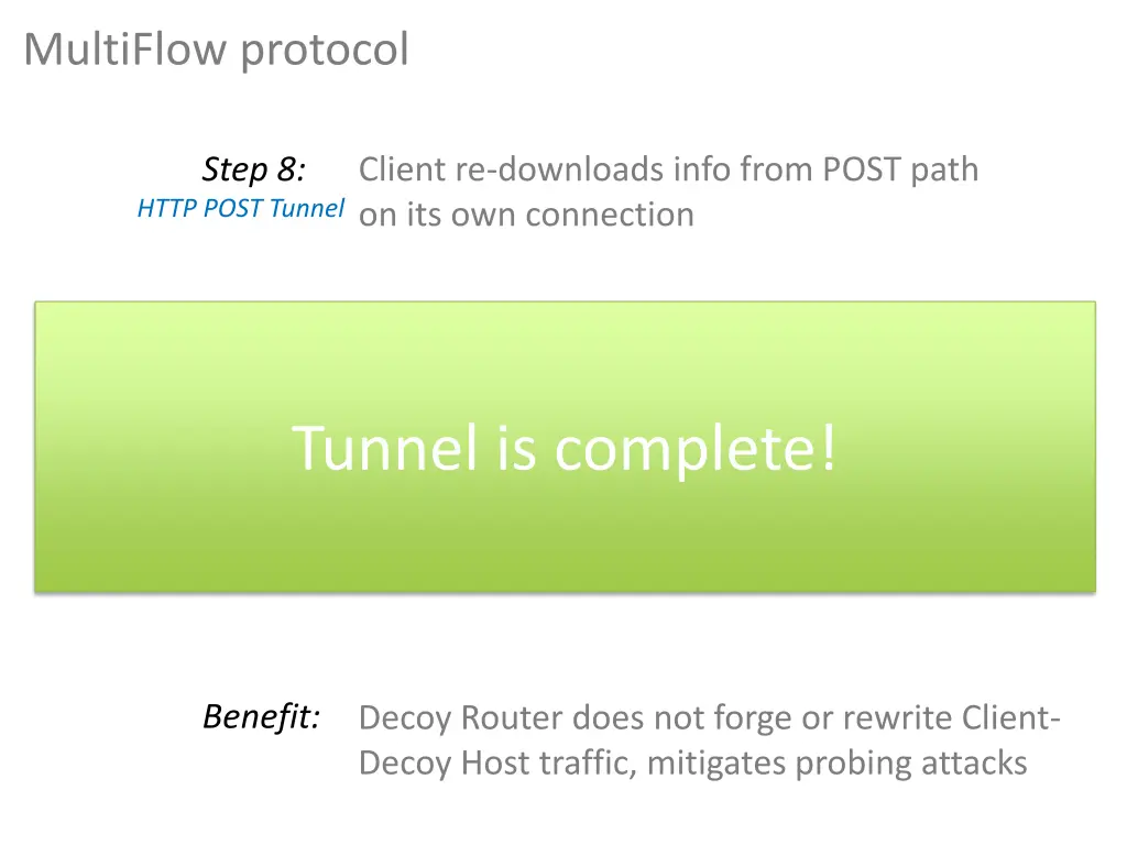 multiflow protocol 9
