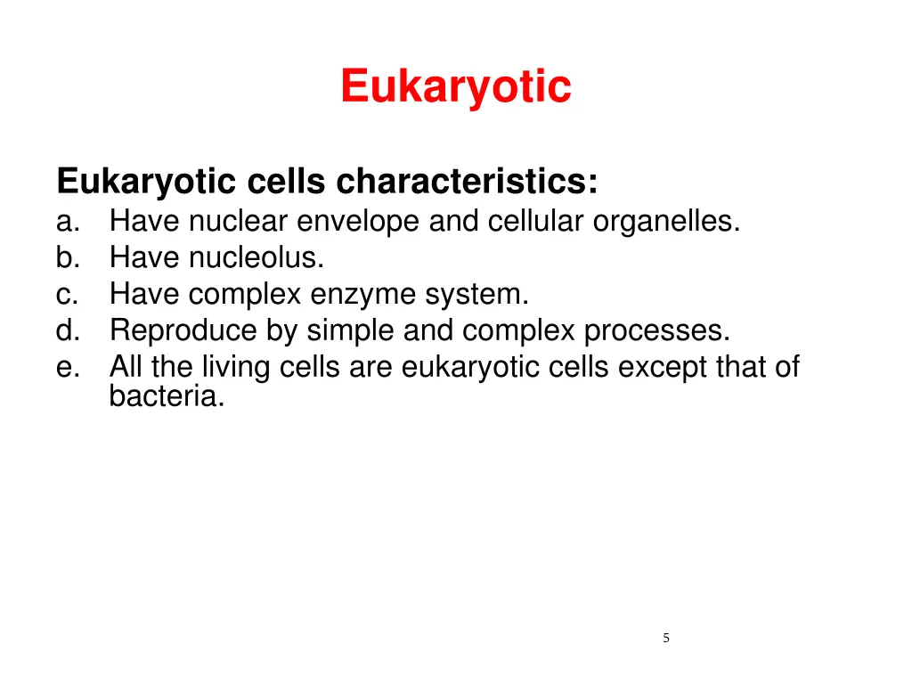 eukaryotic