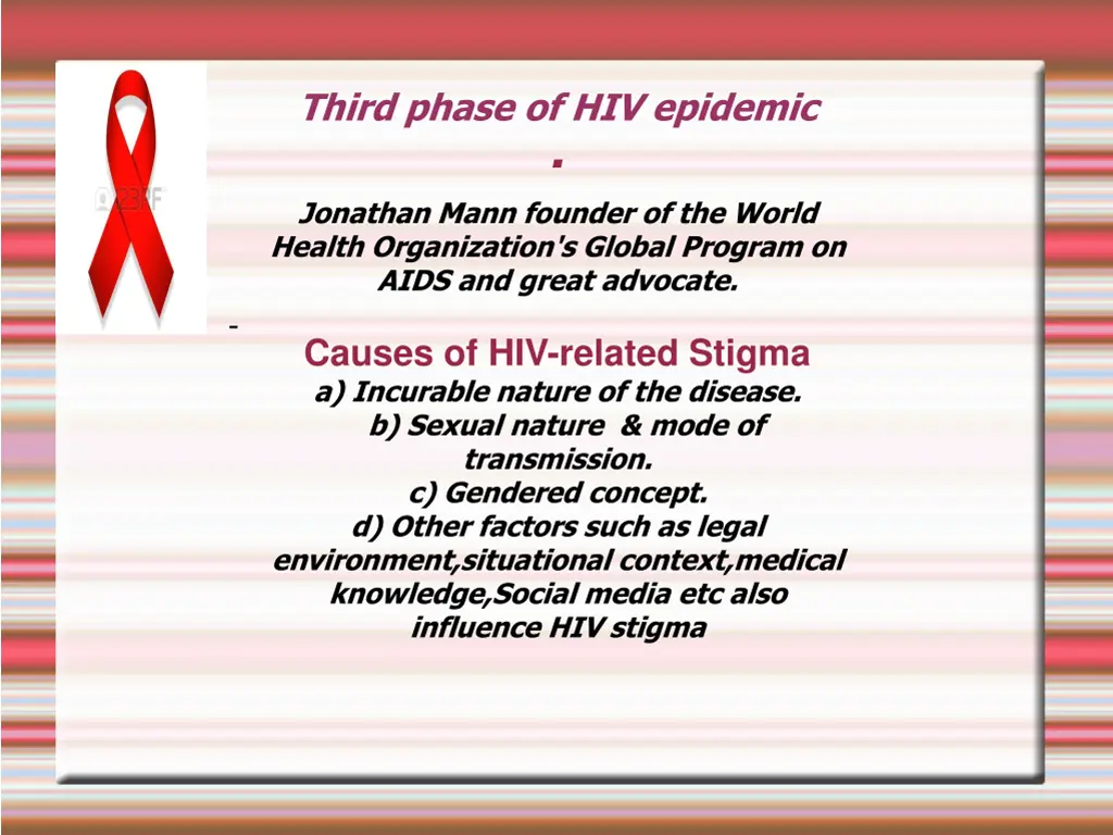 third phase of hiv epidemic