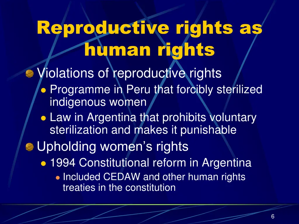reproductive rights as human rights violations