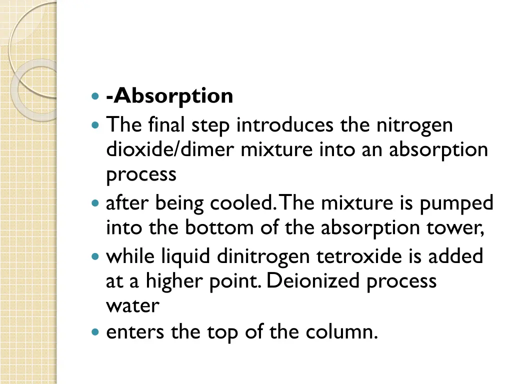 absorption the final step introduces the nitrogen