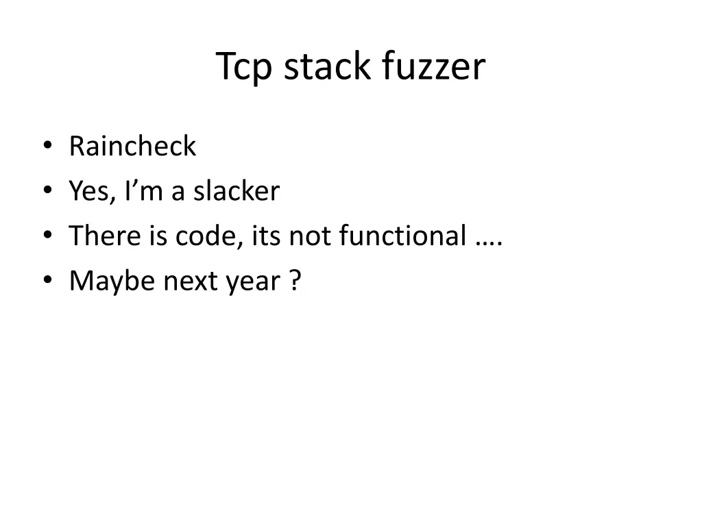 tcp stack fuzzer 1