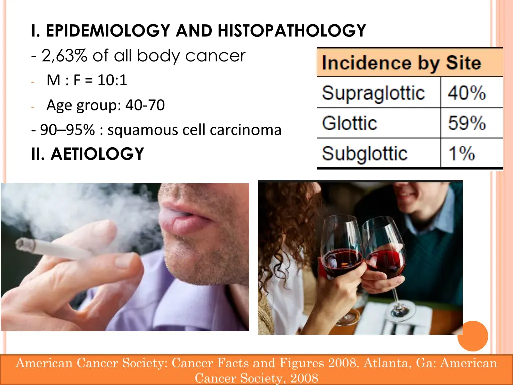 i epidemiology and histopathology