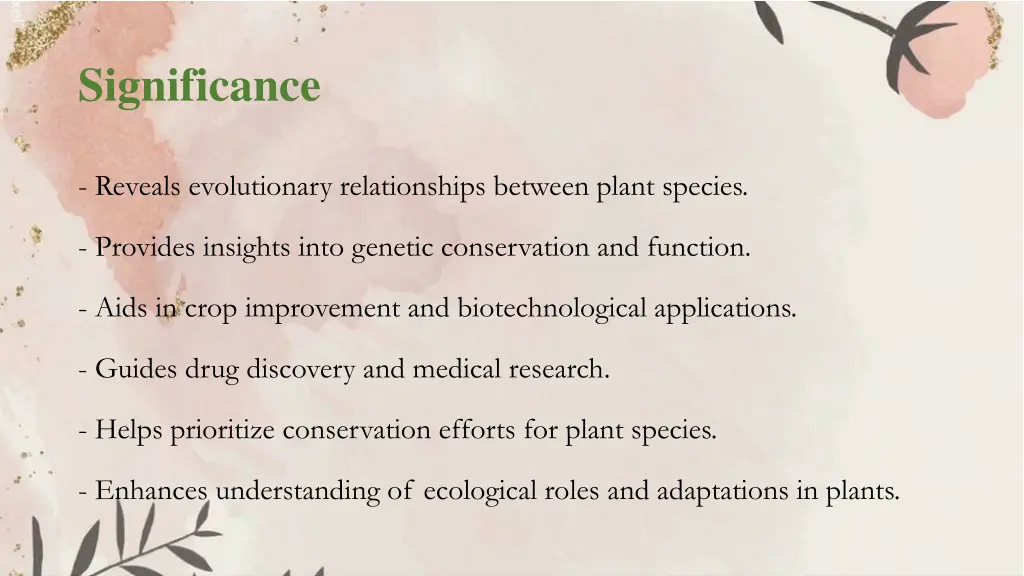 significance
