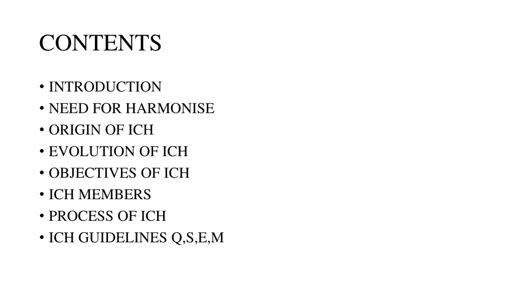 contents