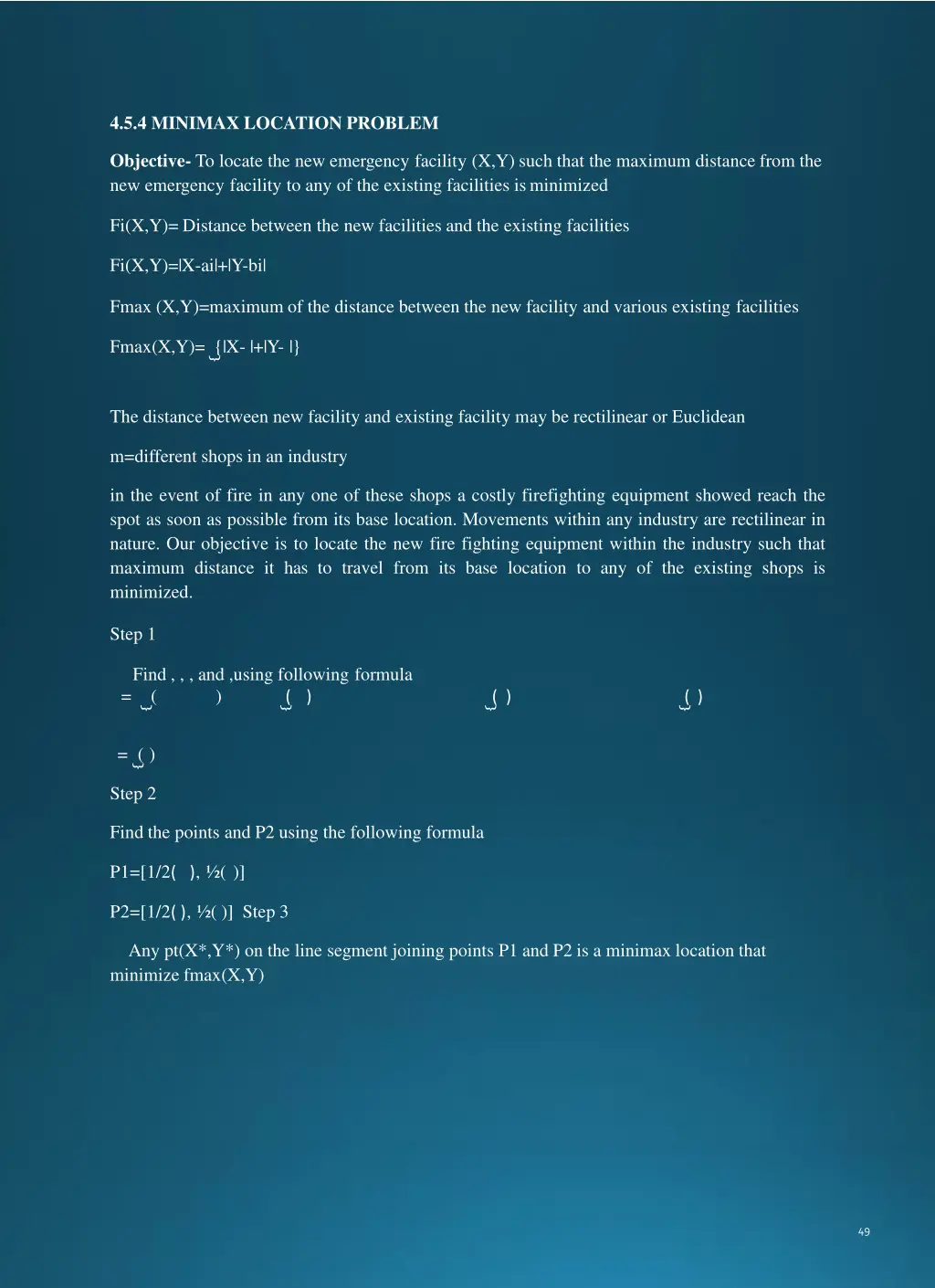4 5 4 minimax location problem