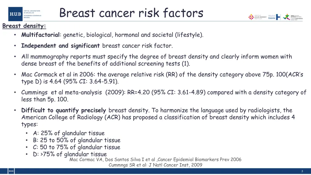breast cancer risk factors 1