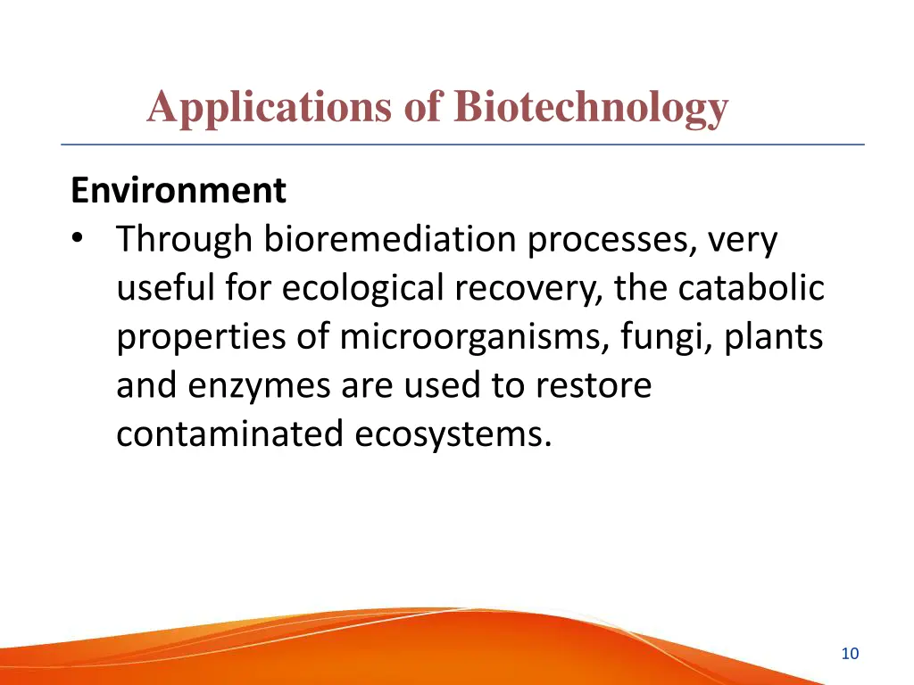 applications of biotechnology 4