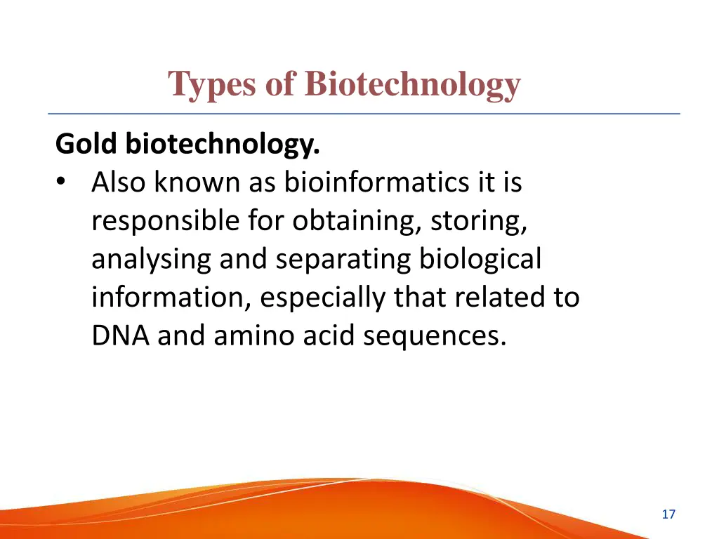 types of biotechnology 6