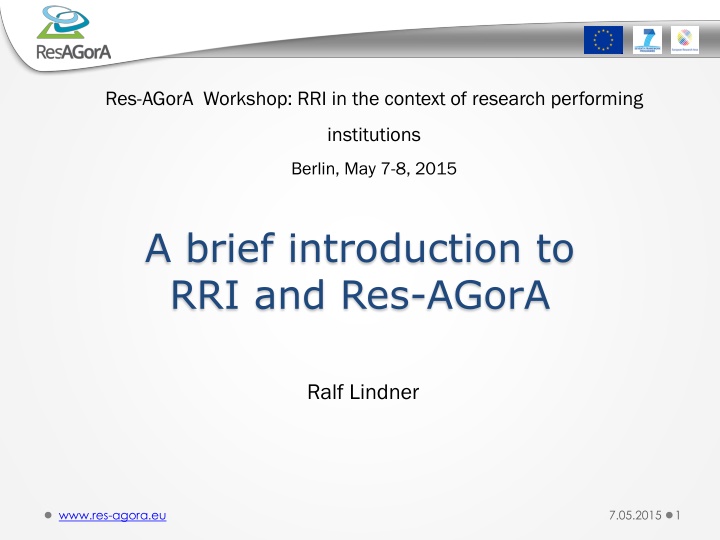 res agora workshop rri in the context of research
