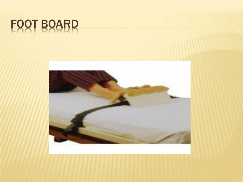 foot board