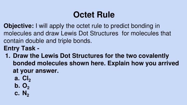 octet rule