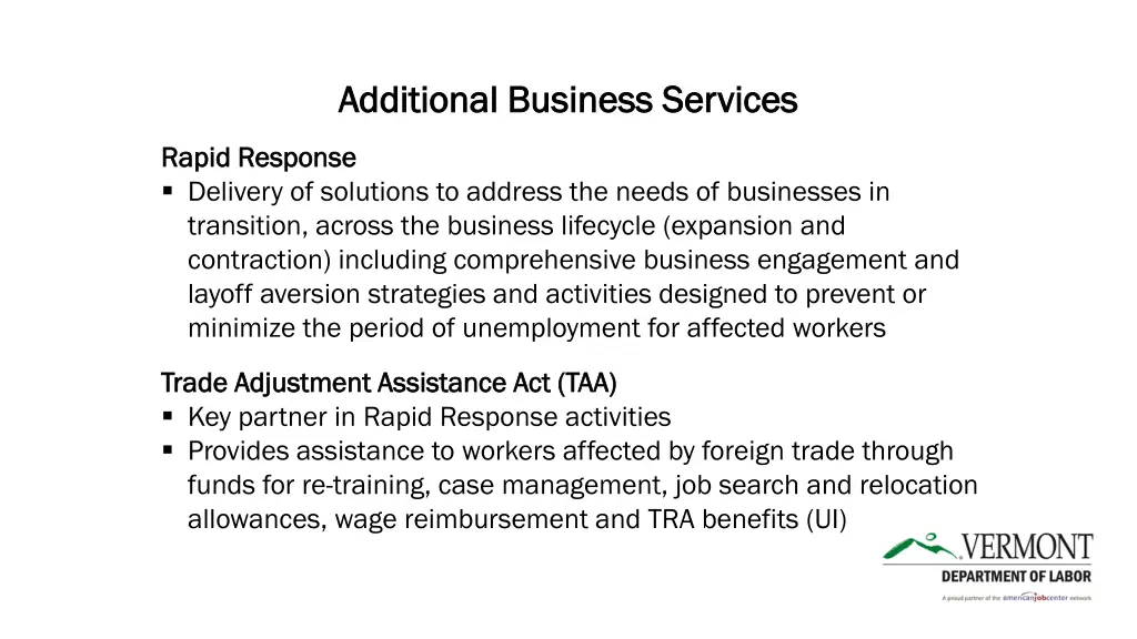 additional business services additional business