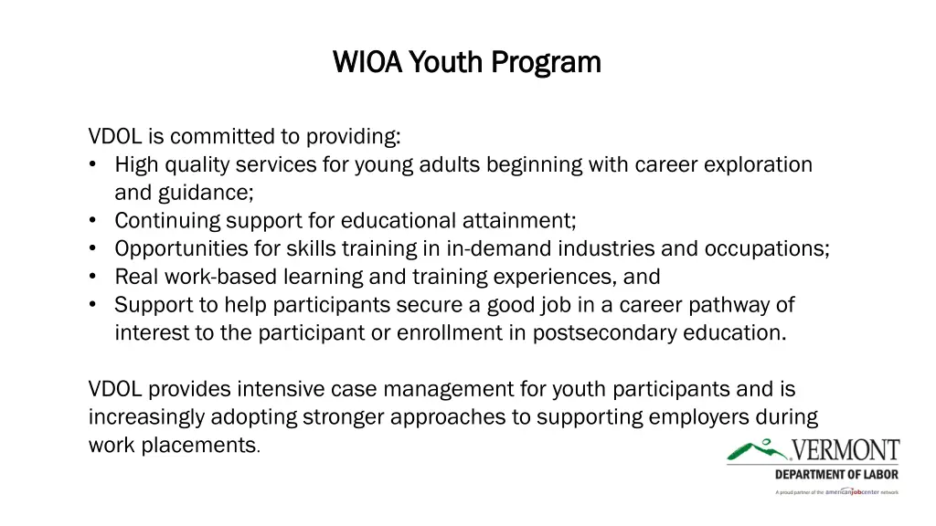 wioa youth program wioa youth program 1