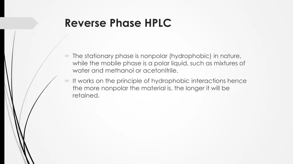 reverse phase hplc