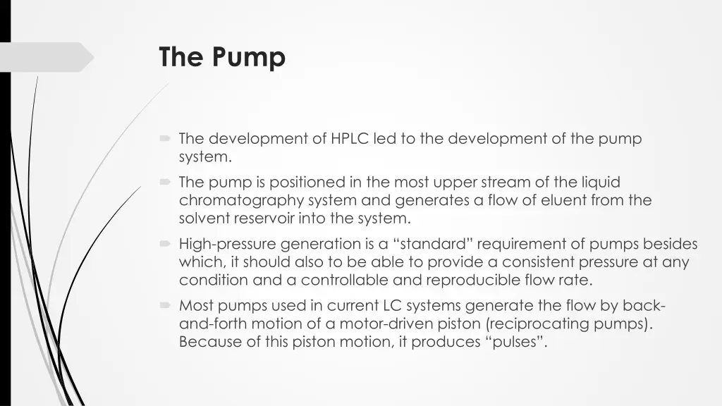 the pump