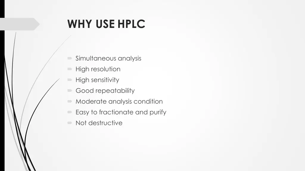 why use hplc