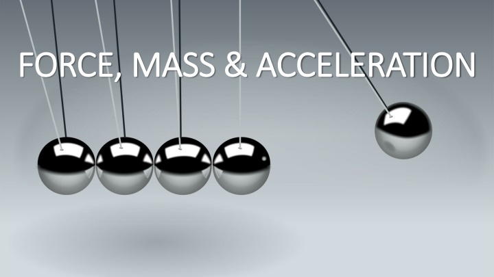force mass acceleration force mass acceleration