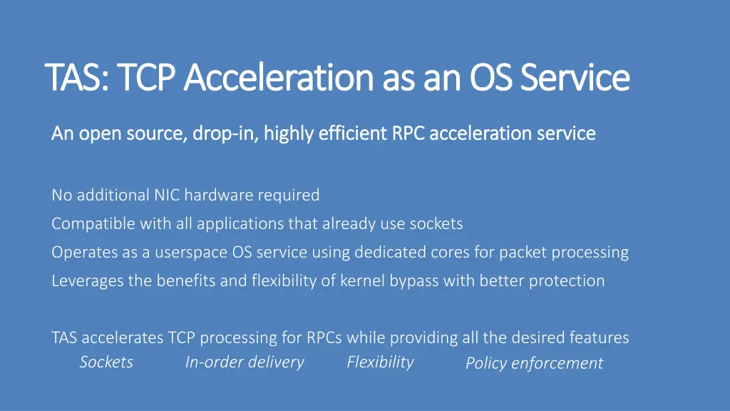 tas tcp acceleration as an os service 1
