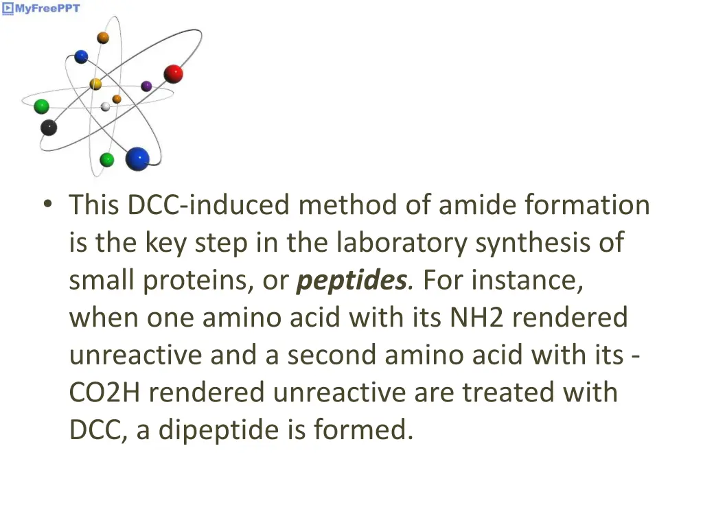 this dcc induced method of amide formation