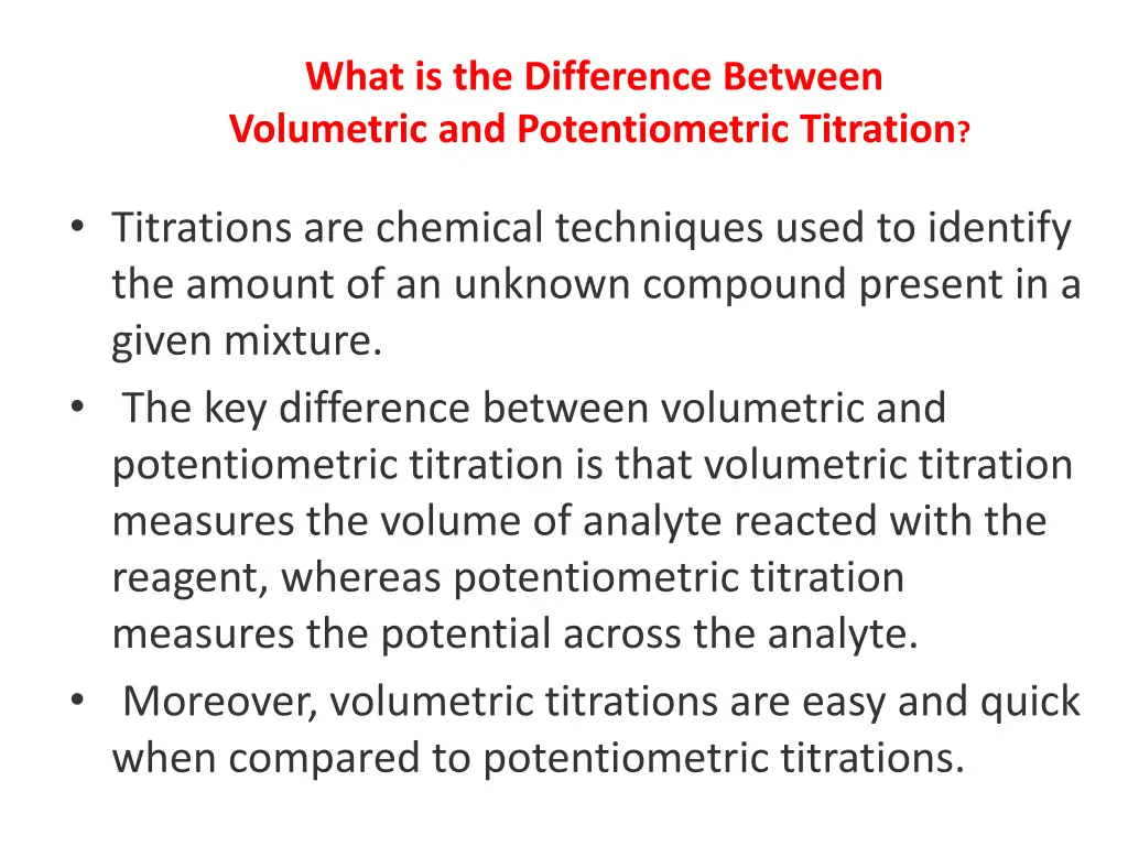 what is the difference between volumetric
