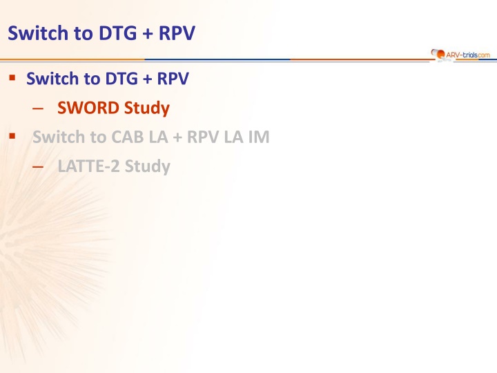 switch to dtg rpv