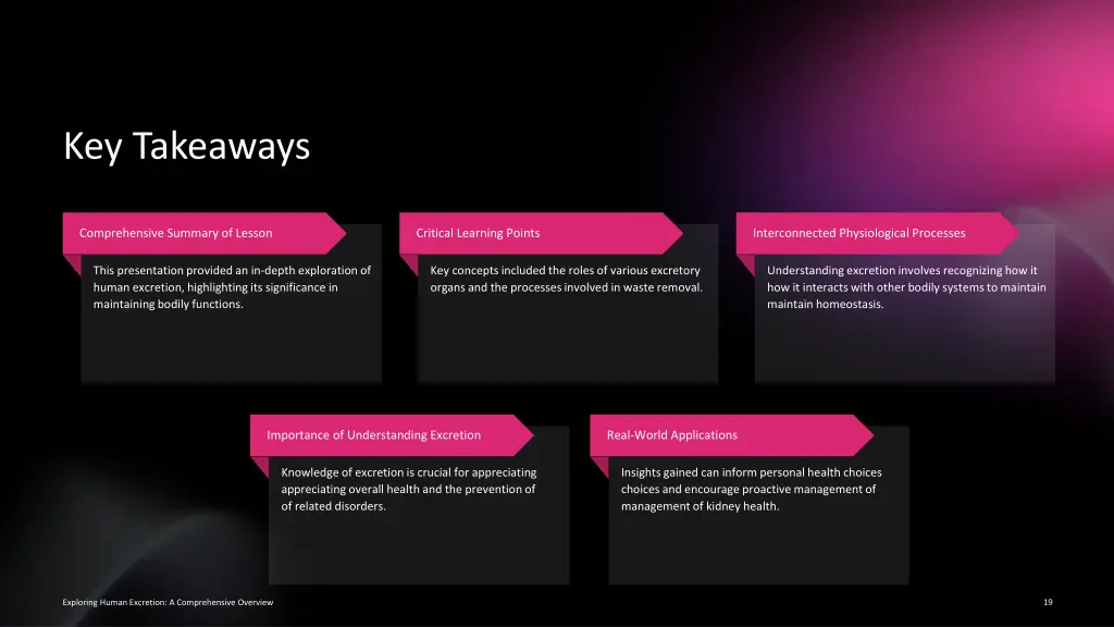 key takeaways