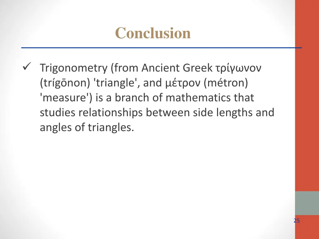 conclusion