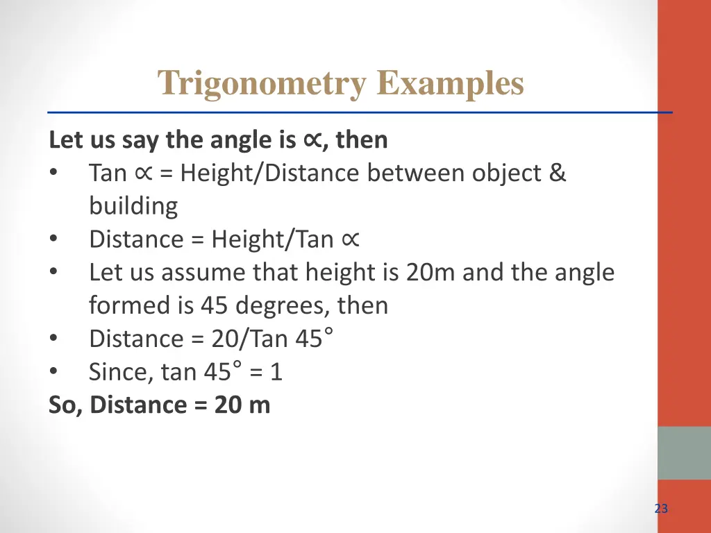 trigonometry examples 1