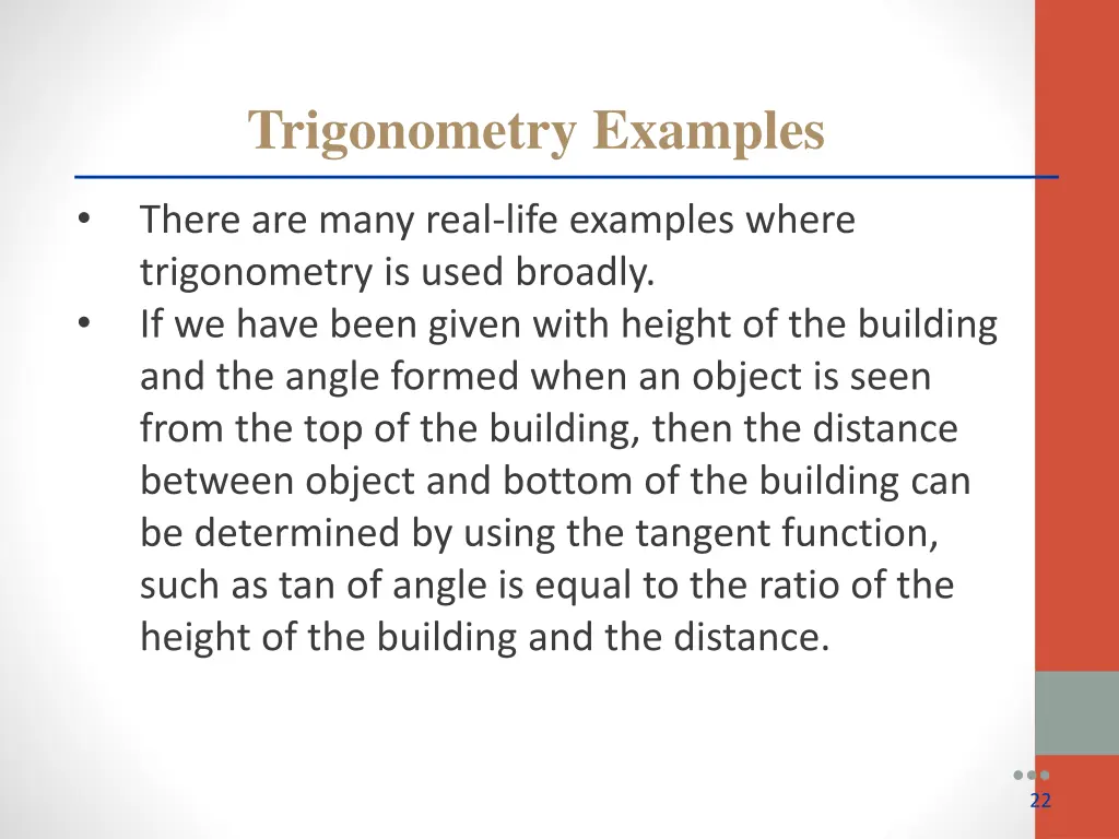 trigonometry examples