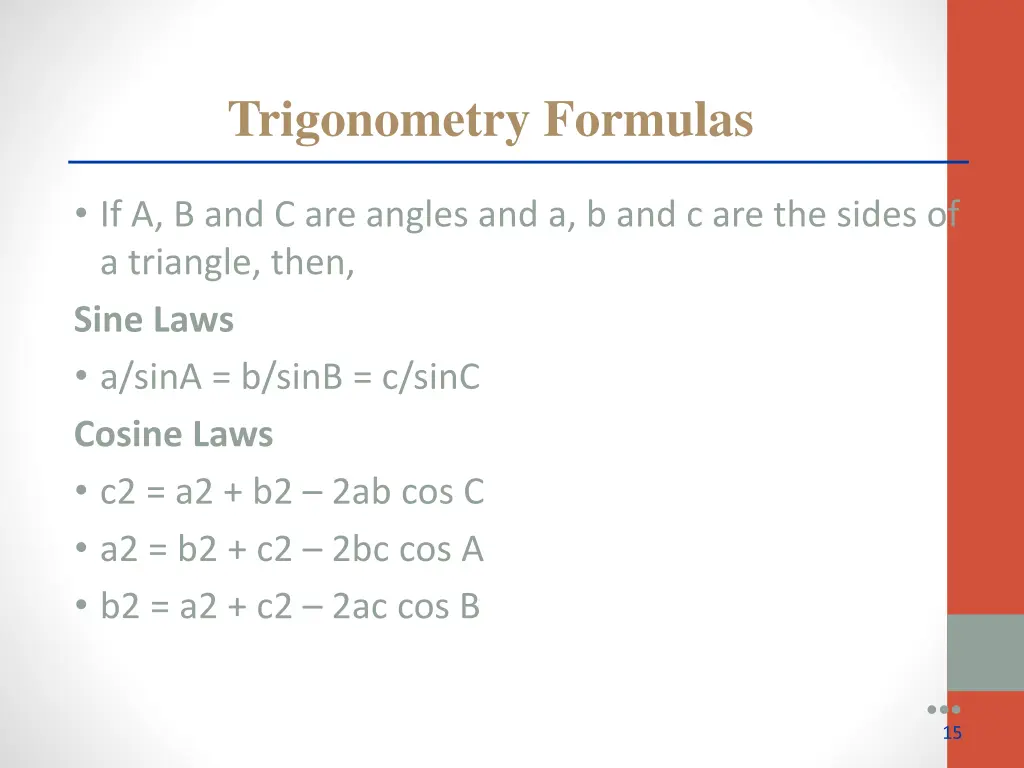 trigonometry formulas 2