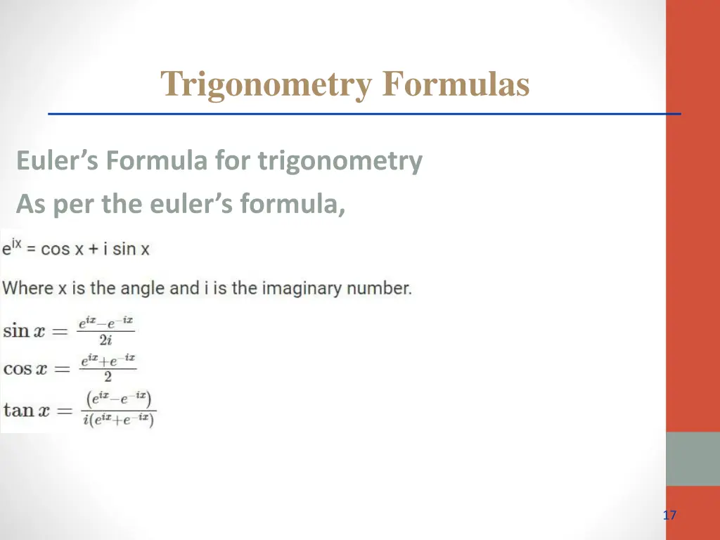 trigonometry formulas 4