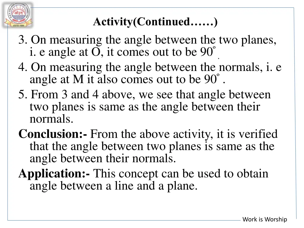 activity continued 2