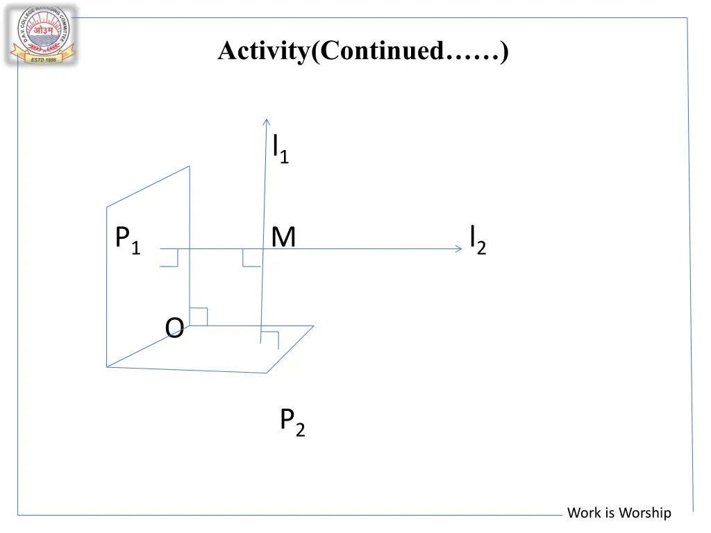 activity continued