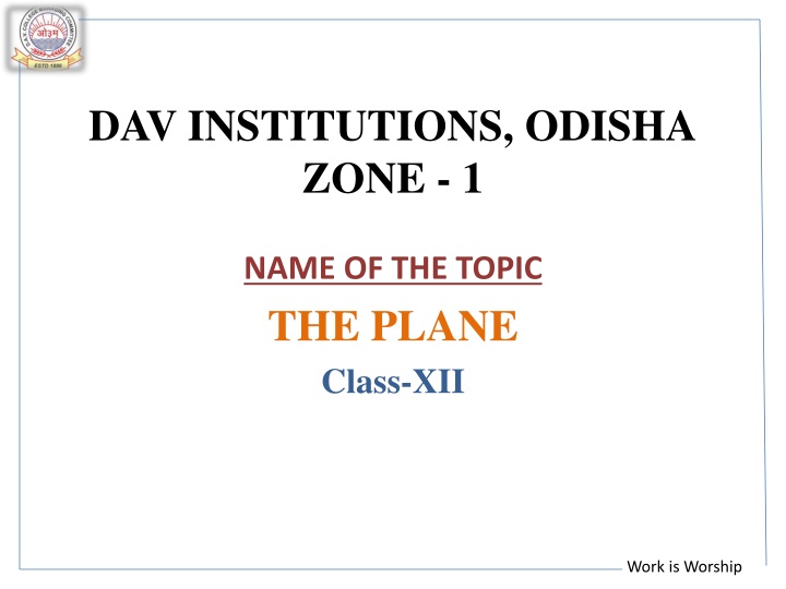 dav institutions odisha zone 1