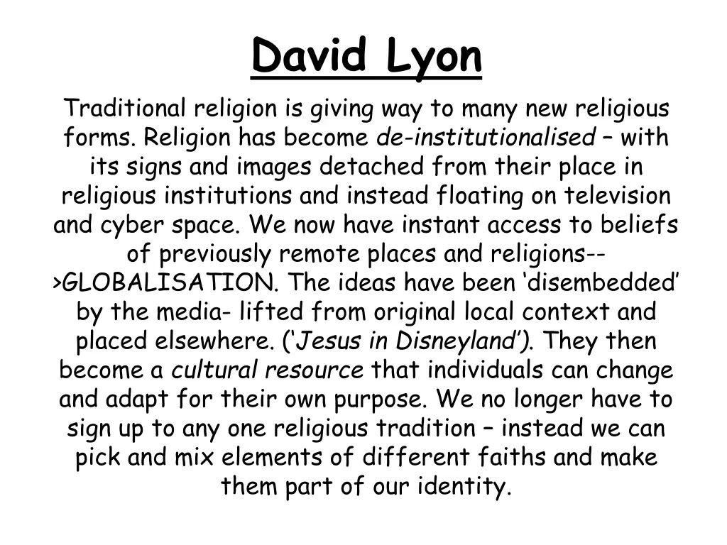 david lyon