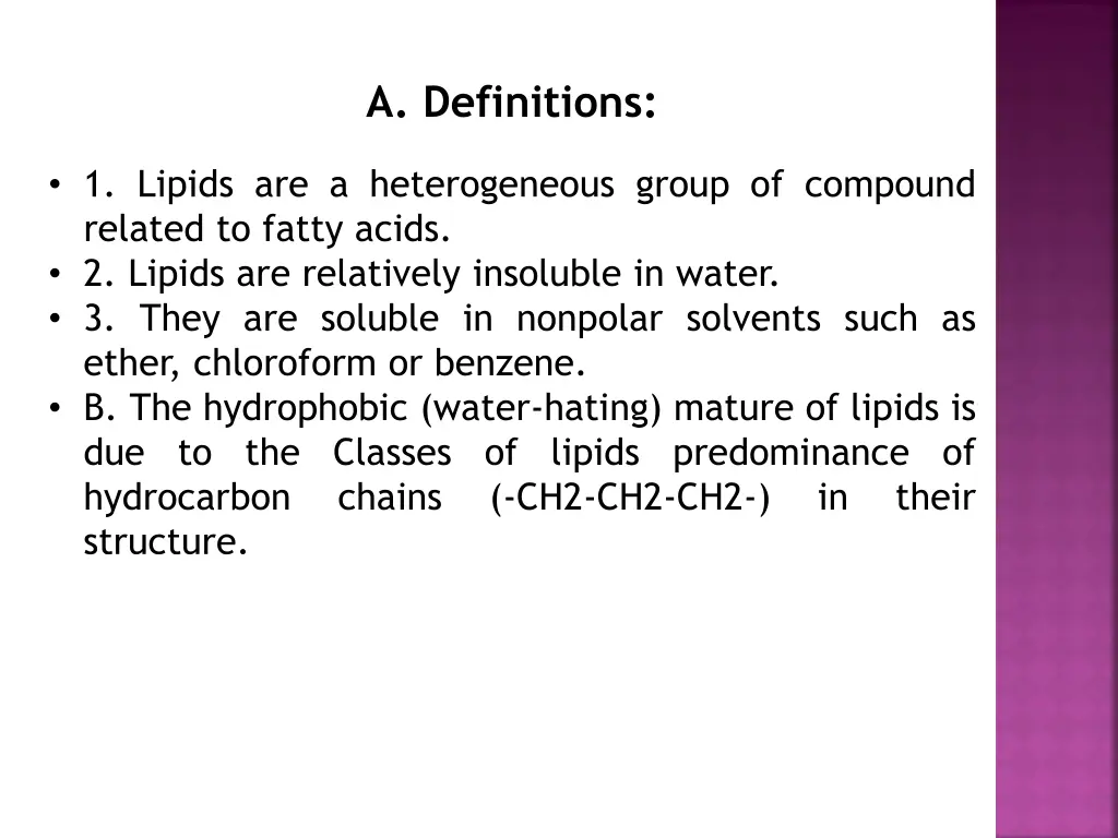 a definitions