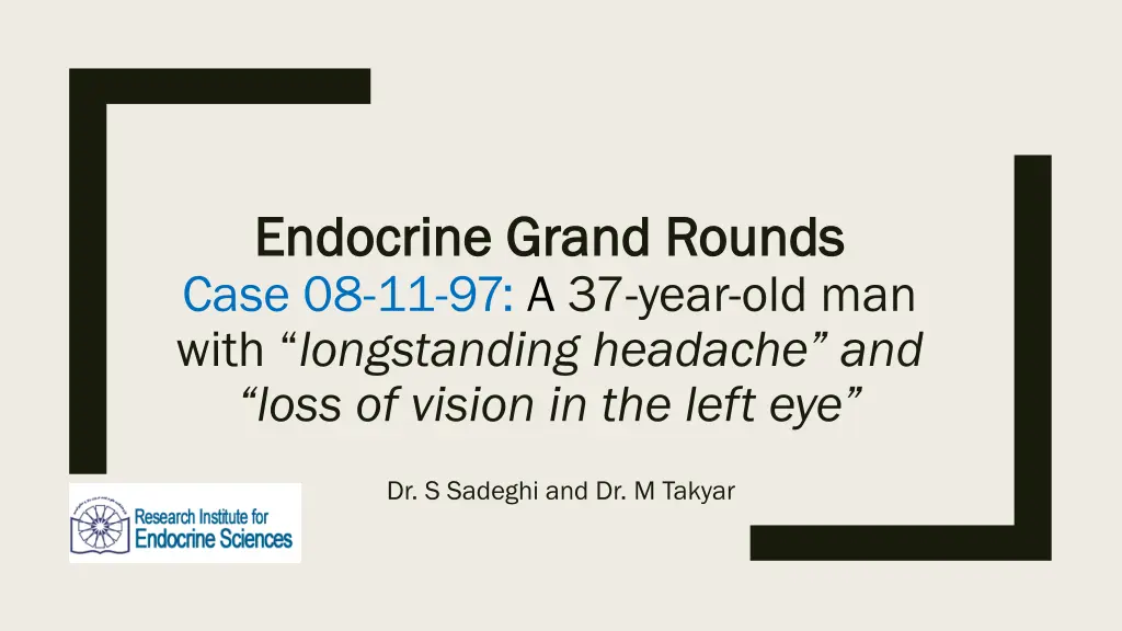 endocrine grand rounds endocrine grand rounds