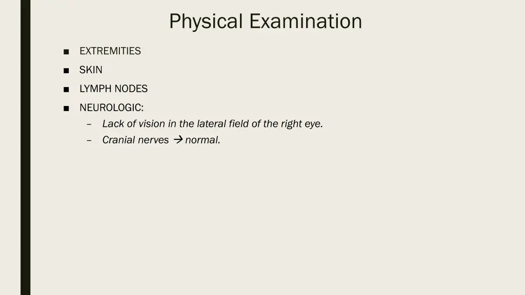 physical examination 1