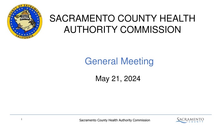 sacramento county health authority commission